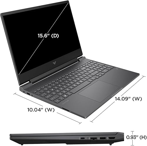 Miniatura 5 de HP Victus - Laptop para juegos, pantalla FHD IPS de 15.6 pulgadas de 144 Hz, AMD 6-Core Ryzen 5 7535HS (Beat i7-1260P), GeForce RTX 2050, 32GB DDR5,