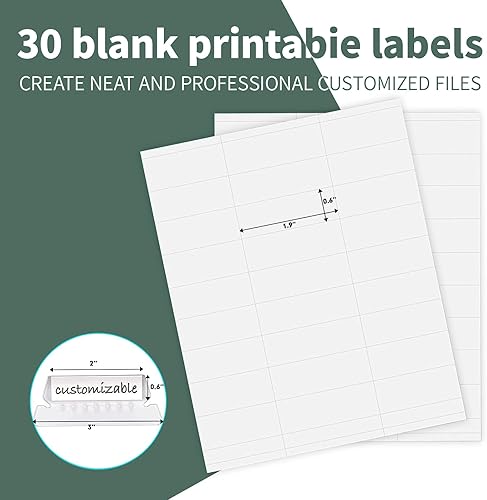 Miniatura 6 de HERKKA Carpetas colgantes de capacidad adicional, paquete de 30 carpetas colgantes reforzadas tamaño carta con expansión resistente de 3 pulgadas,