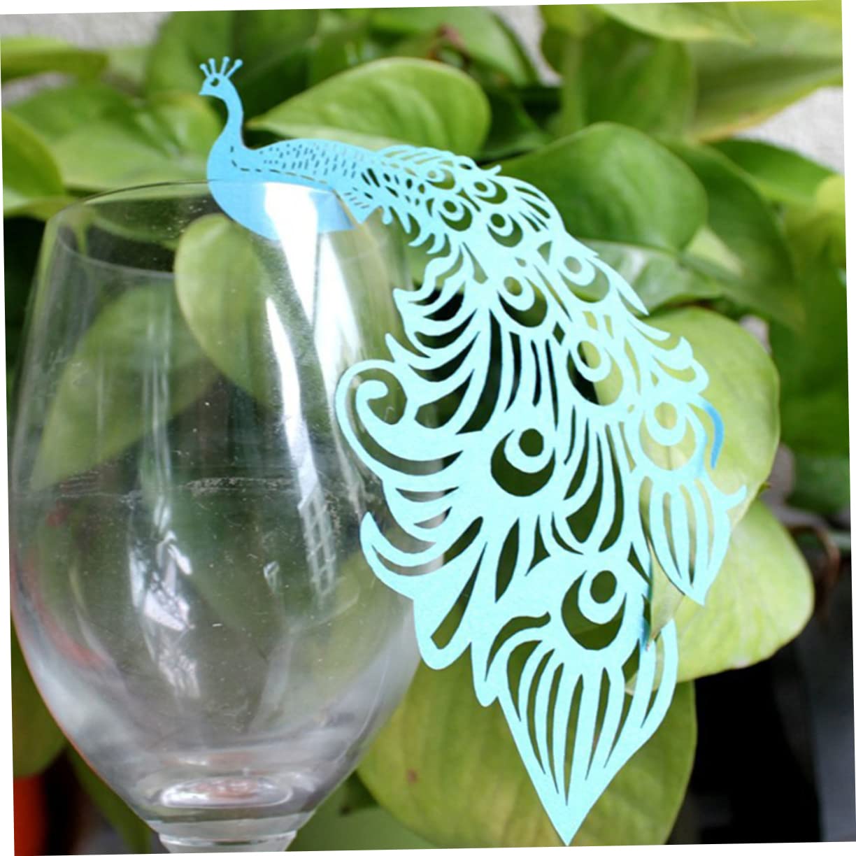 PRETYZOOM 300pièces De Placement Décoratives Design Pour Et Événements Et Doré Élégants Pour Verres à Et
