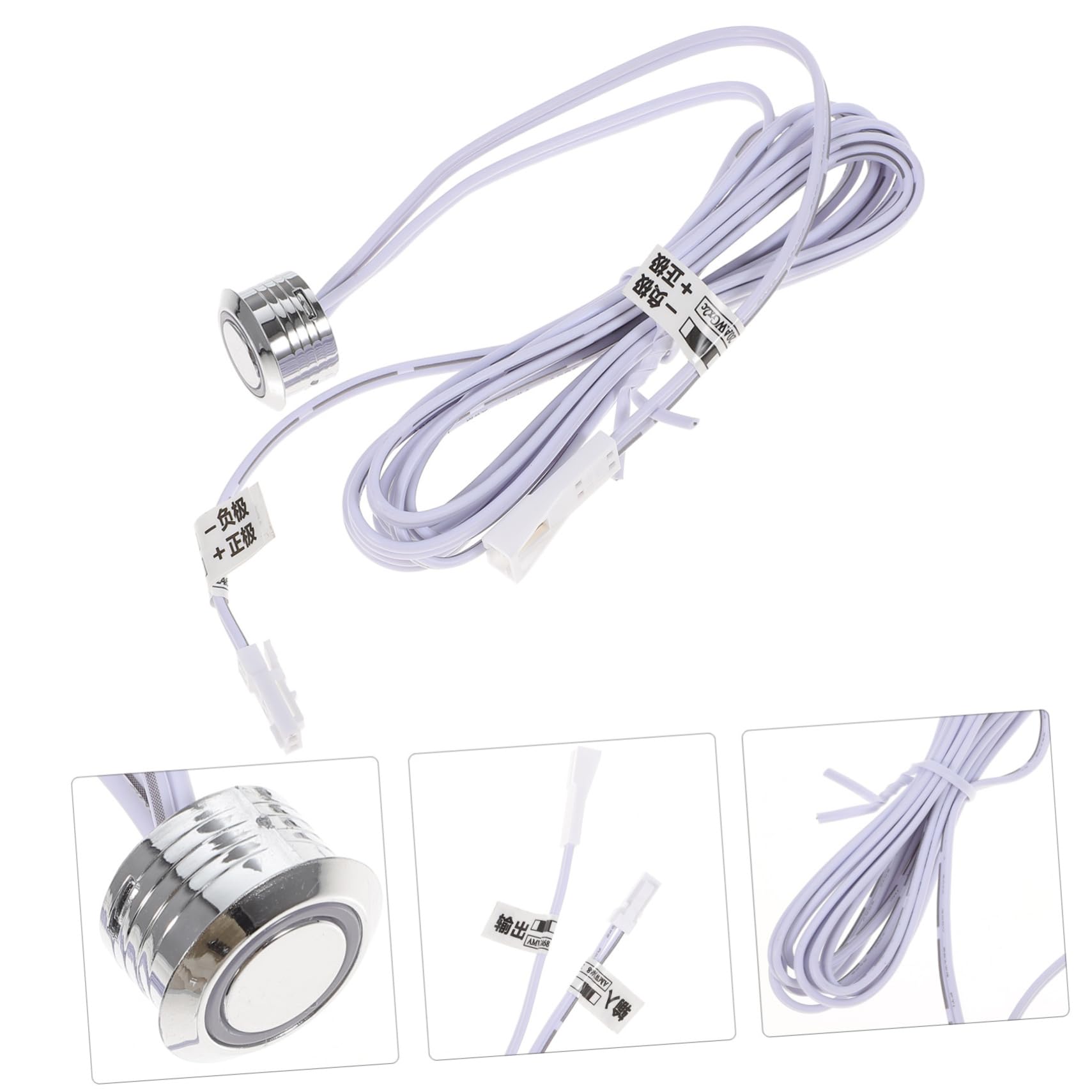 Operitacx 4 Piezas Interruptor de detección táctil Interruptor LED para muebles lámpara sensor regulador de intensidad movimiento banda ligero condujo para la luz para tira LED abdominales