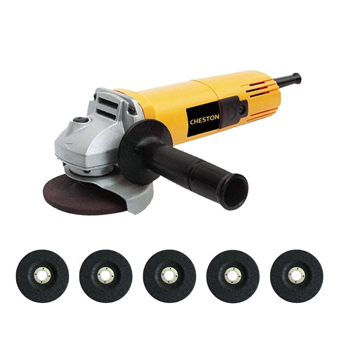 Cheston 850W Angle Grinder for Grinding, Cutting, Polishing (4 inch/100mm) Copper Armature + Set of 5 Grinding Wheels (B0BNL371FL) Amazon Price History, Amazon Price Tracker
