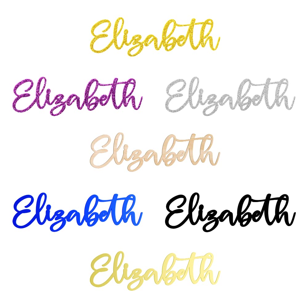 Party to Be Custom Name Cake Topper Personalized Acrylic Cake Name Plate Plaque