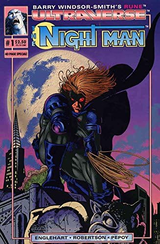 Night Man, The #1 FN ; Malibu comic book | Ultraverse Rune C Thumbnail