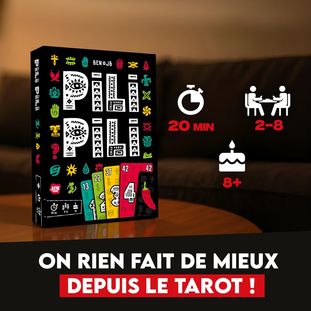 ATM Gaming Lot PILI PILI + Momo + Mouton Mouton - A partir de 12 Ans - Cadeau Noël idéal - Nouveautés