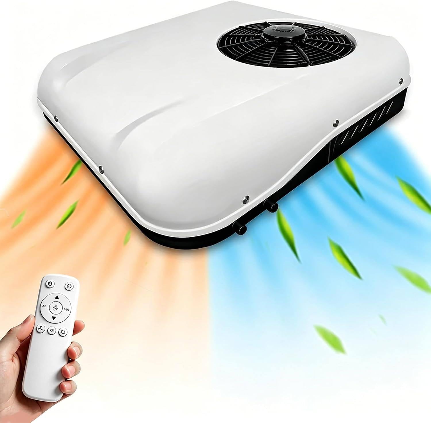 Klimatyzator na Dach 12V/24V DC do Kampera, Chłodzenie i Grzanie White-24V