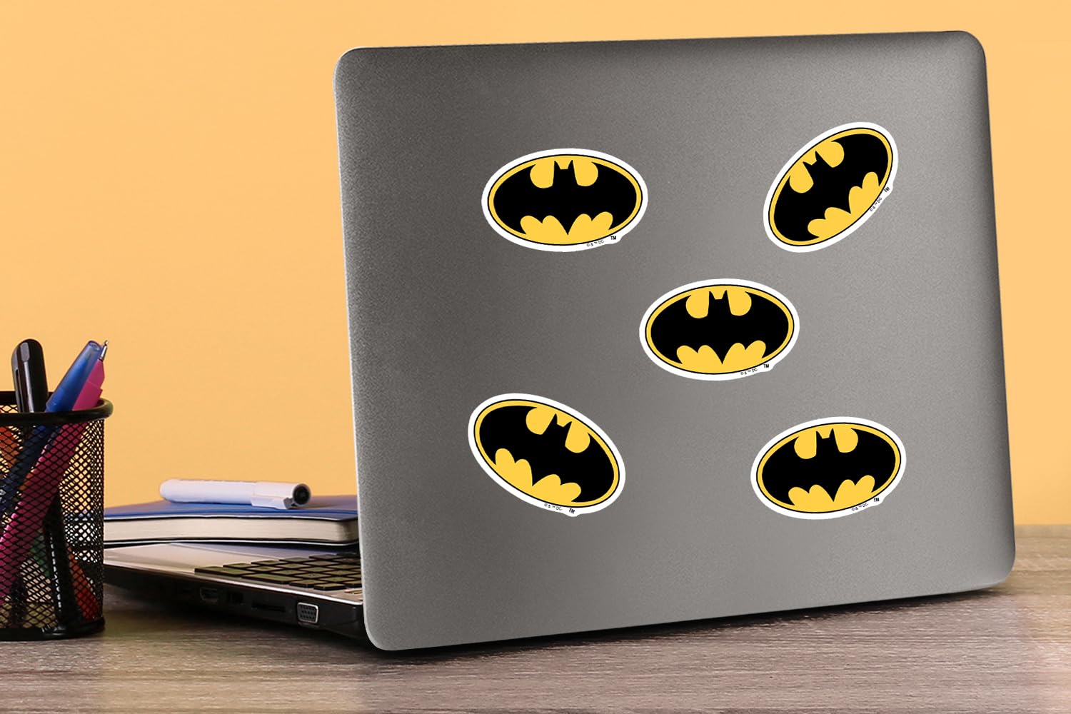 Batan – Paquete De 50 Calcoanías Grandes De Lujo Con Logotipo De 50
