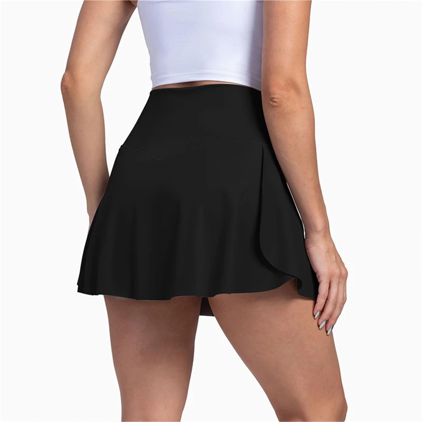 Gonna da Golf Gonna da Tennis a Pieghe con Tasche Pantaloncini Gonne Sportive Crossover Pantaloni Golf a Vita Alta Sport Allenamento
