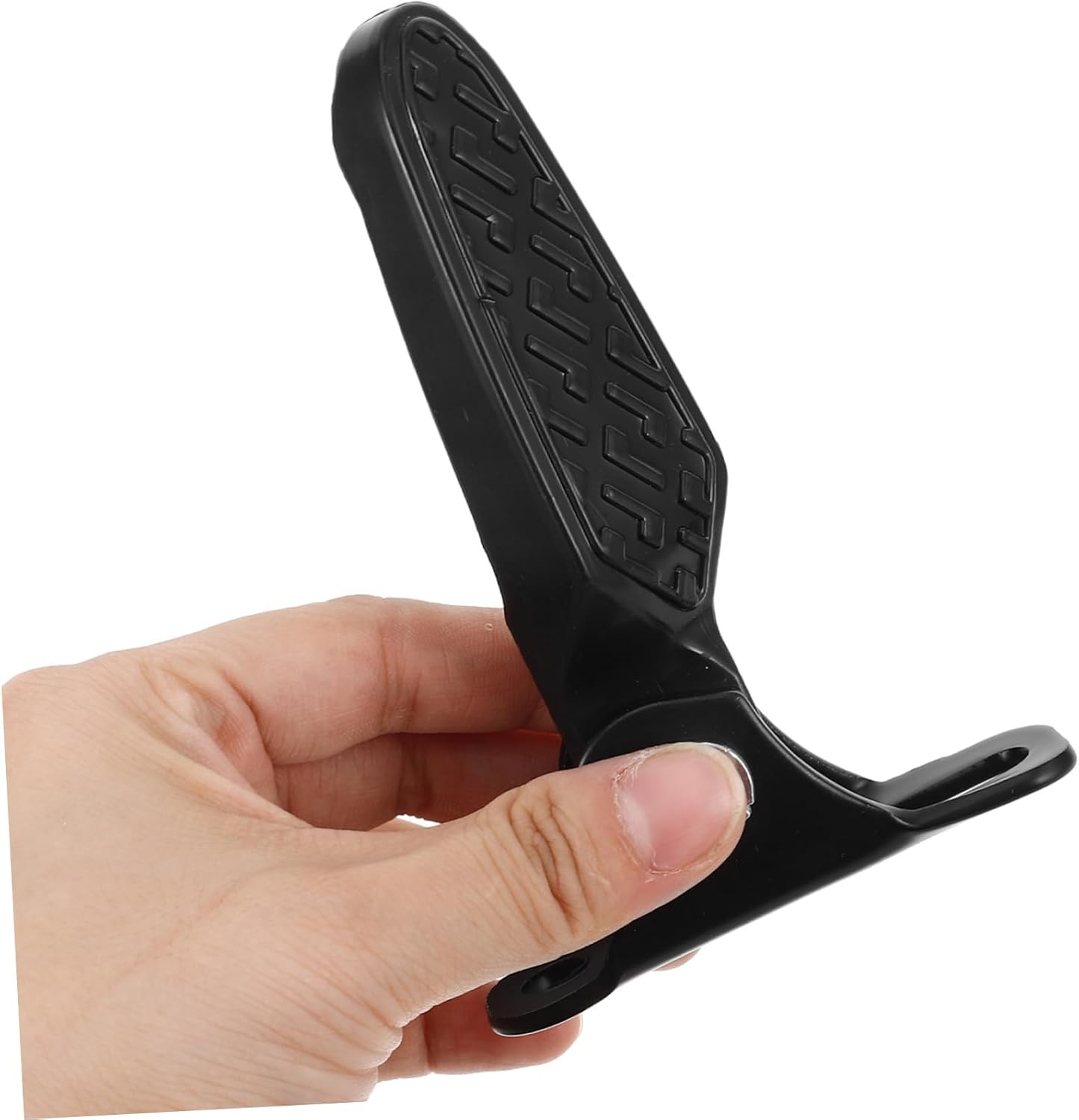 Folding Rear Foot Peg Pedals 1 Pair for Road Bikes, Black