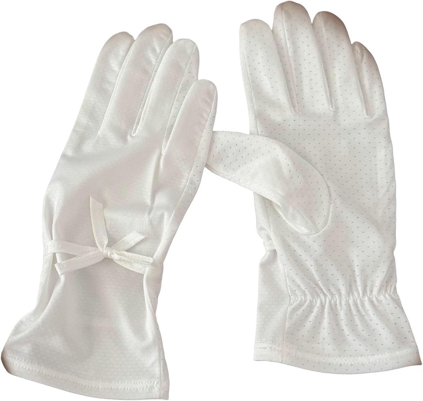 Sun Protective Cooling Gloves Cooling Gloves Fishing Sunblocking Hand Gloves Bowknot Handwear Thin Gloves For Adult