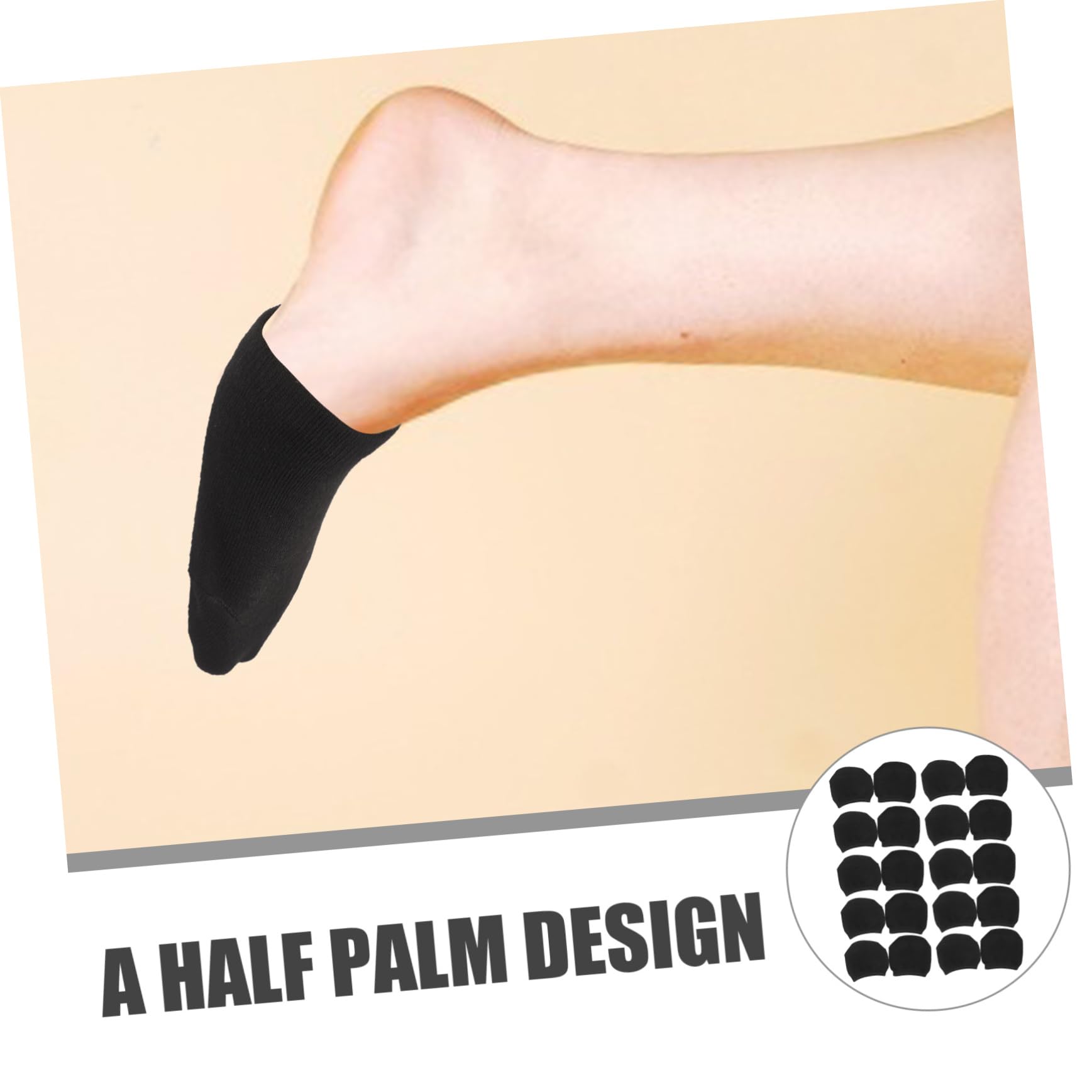 MAGICLULU 40 Paar halbe Socken Damensocken women socks Damen High Heels kuschelige socken für damen nahtlose Halbsocken Frauen unsichtbare Socken Hacke Bodenmatte Sportschuhe Hoher Absatz