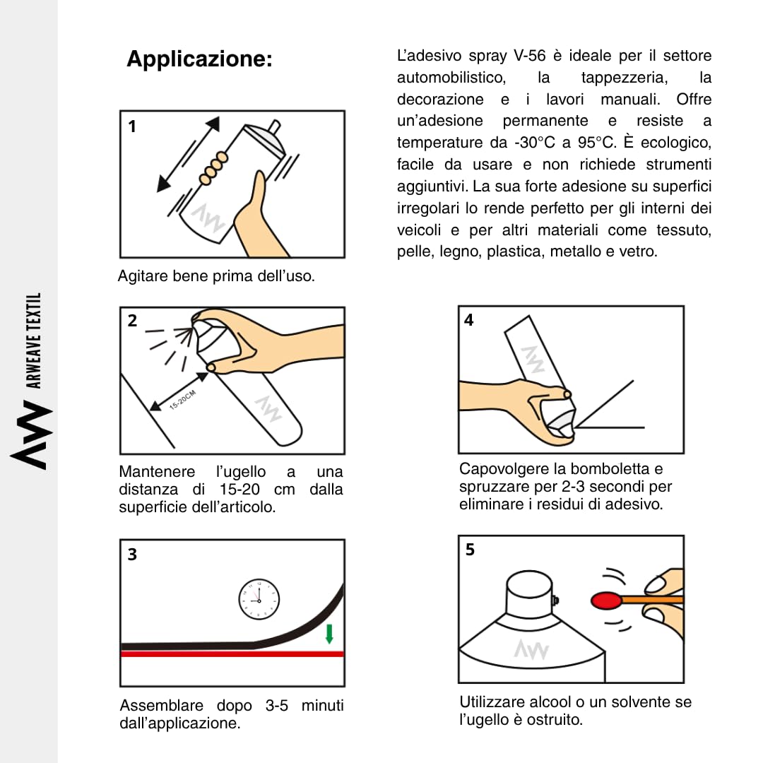 Colla Spray per Tappezzeria – Adesivo Resistente alle Alte Temperature – 600 ml (1)