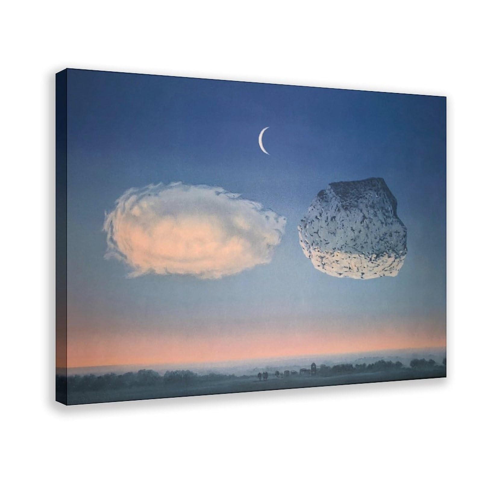 WCYB The Battle of The Argonne by Rene Magritte Vintage Poster Realism Cubism Renaissance Surrealism Prints Posters Canvas Deco Paintings Wall Art For Offi