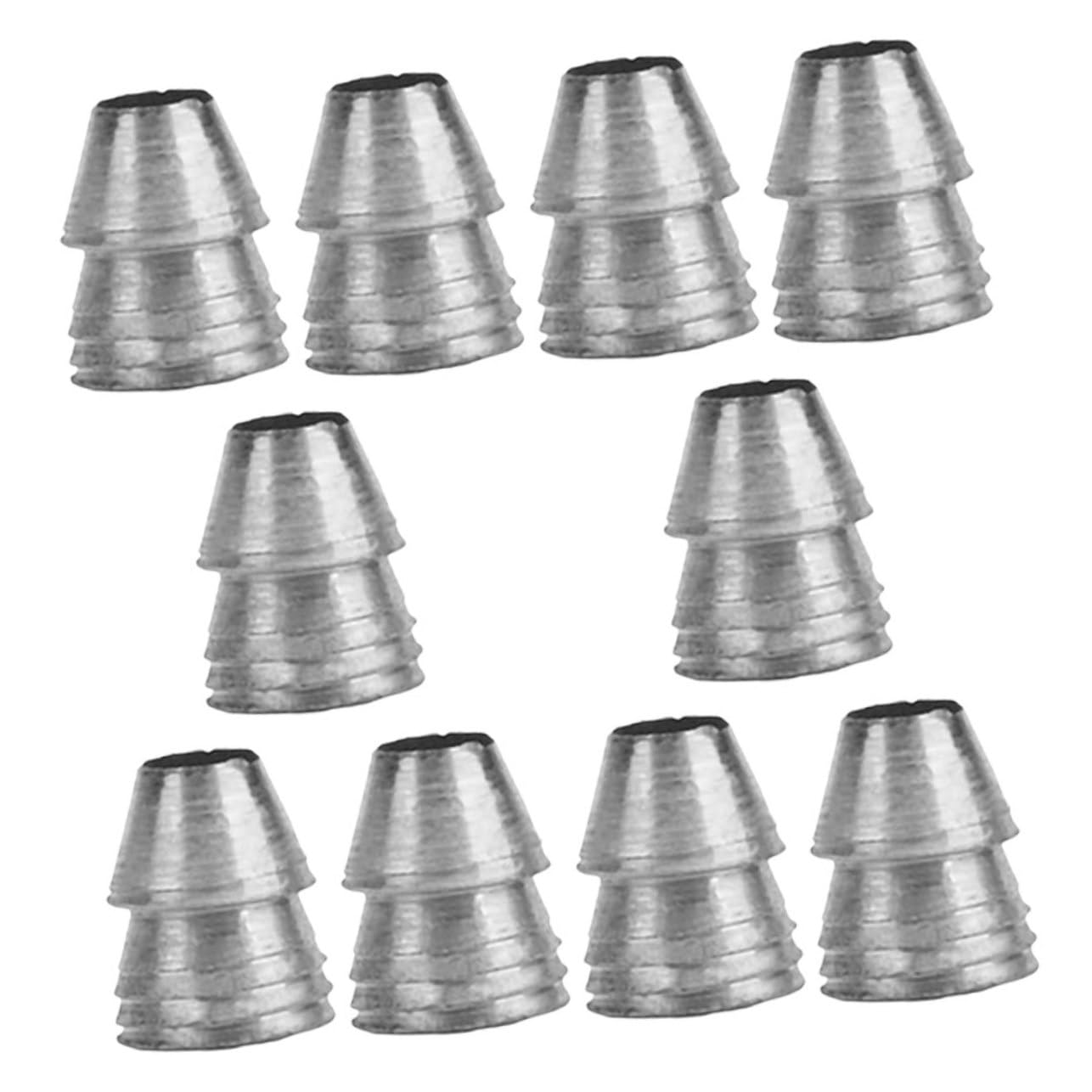 IWOWHERO 10pcs Ax Wedge Nails Supplies Hammer Handle Wedge Safety Wedge Wedge Hammer Accessory Metal Wedge Handle Splitting Wedge Claw Hammer Wedge Nail Supplies Round Iron