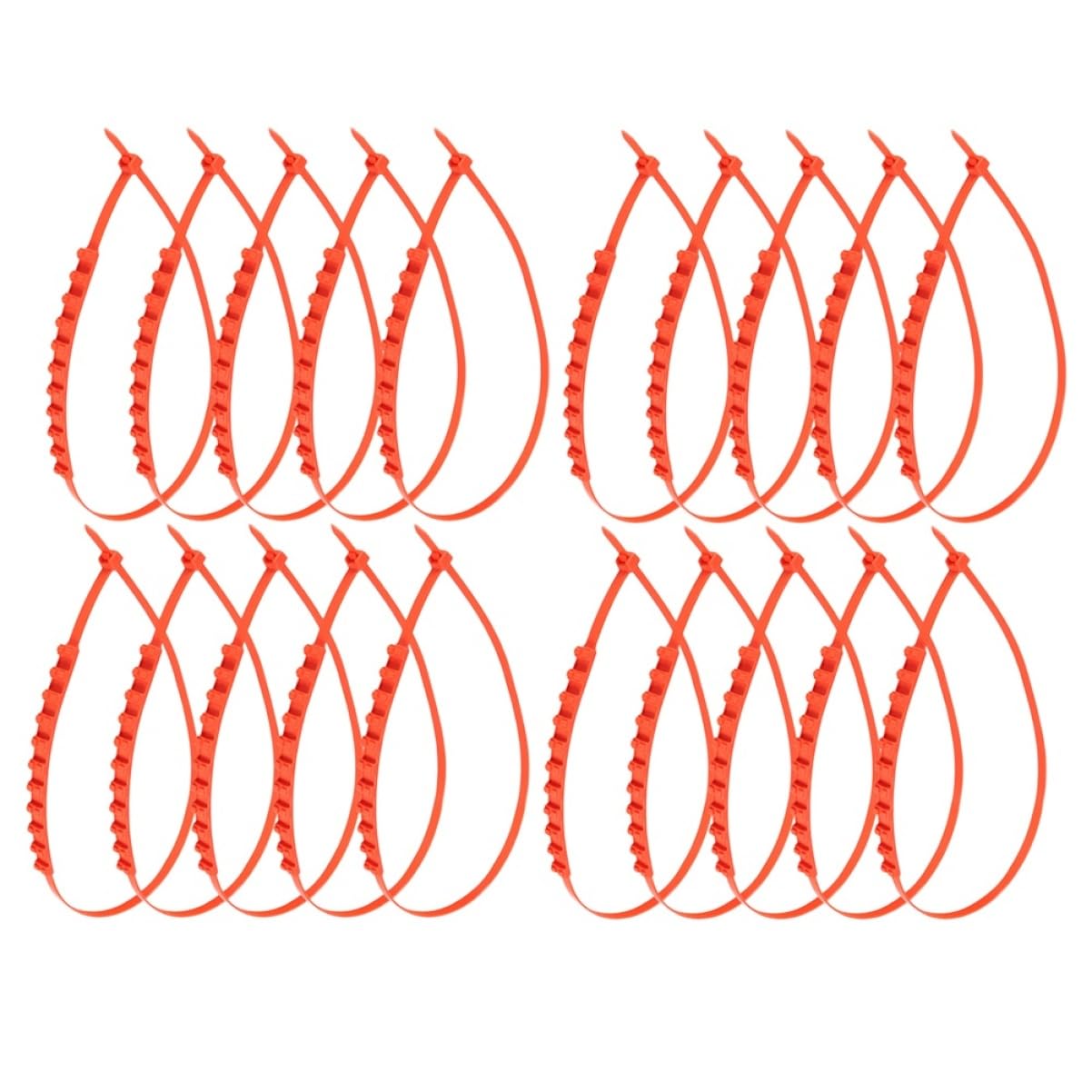 Garneck 20pcs Set Flexible Nylon Slip Tire Chains Set for Cars Suvs Snow Chains for Enhanced Traction Mud Snow and Ice Safety Kit for Conditions