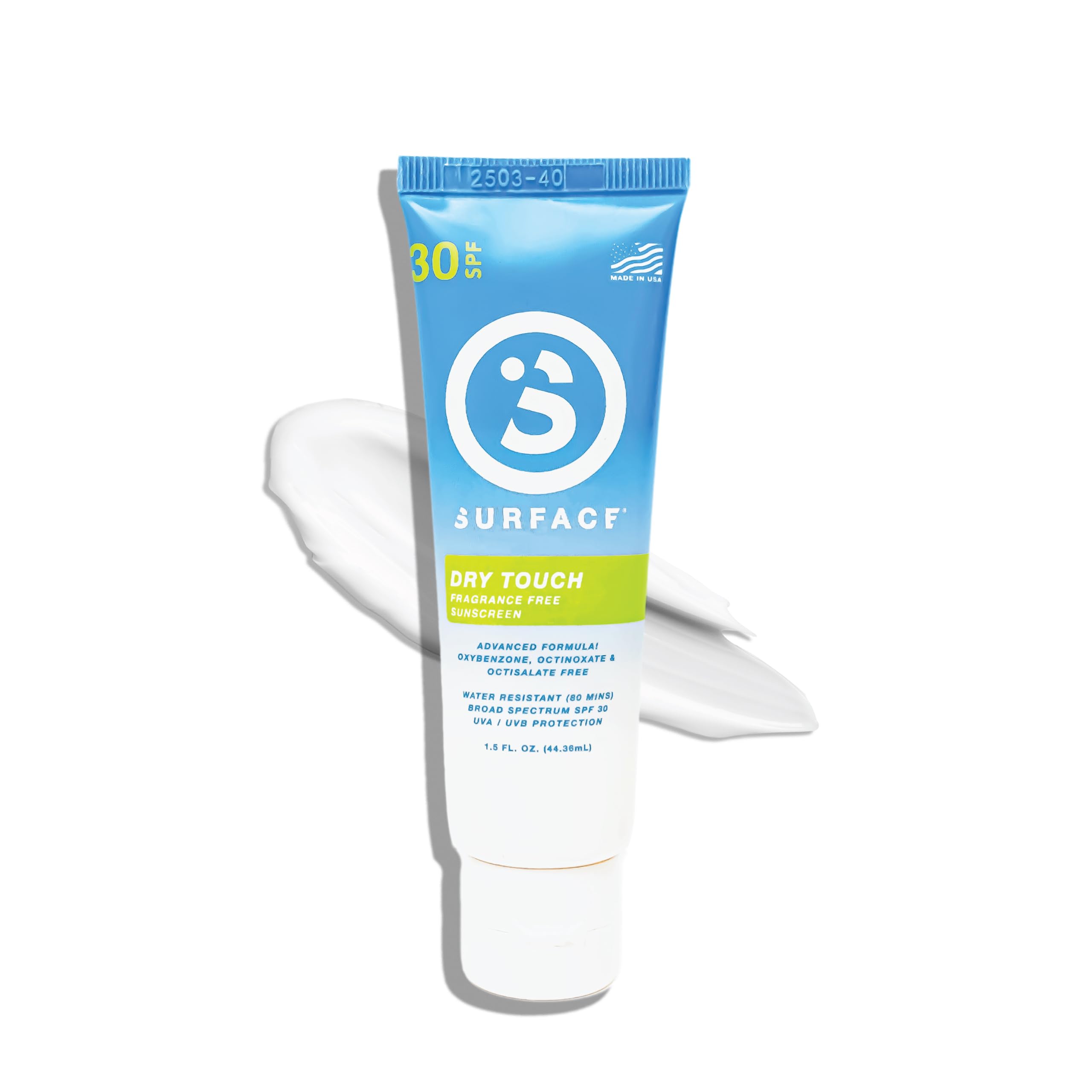 Surface Sunscreen Lotion SPF 50 for Face and Body Natural Formula Lightweight and Reef Friendly Broad Spectrum UVA