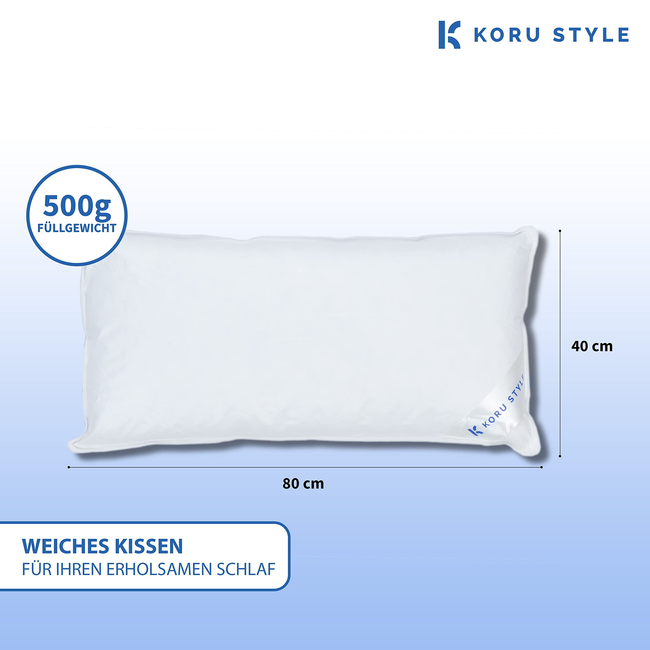 LILENO HOME Almohada de plumas de 50 x 50 cm, Cojín de 50 x 50 cm LILENO HOME Almohada de plumas de 50 x 50 cm, Cojín de 50 x 50 cm
