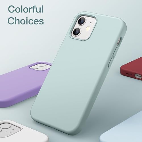 Miniatura 6 de JETech Funda de silicona para iPhone 1212 Pro de 6.1 pulgadas, funda protectora de cuerpo completo suave y sedosa al tacto, a prueba de golpes con
