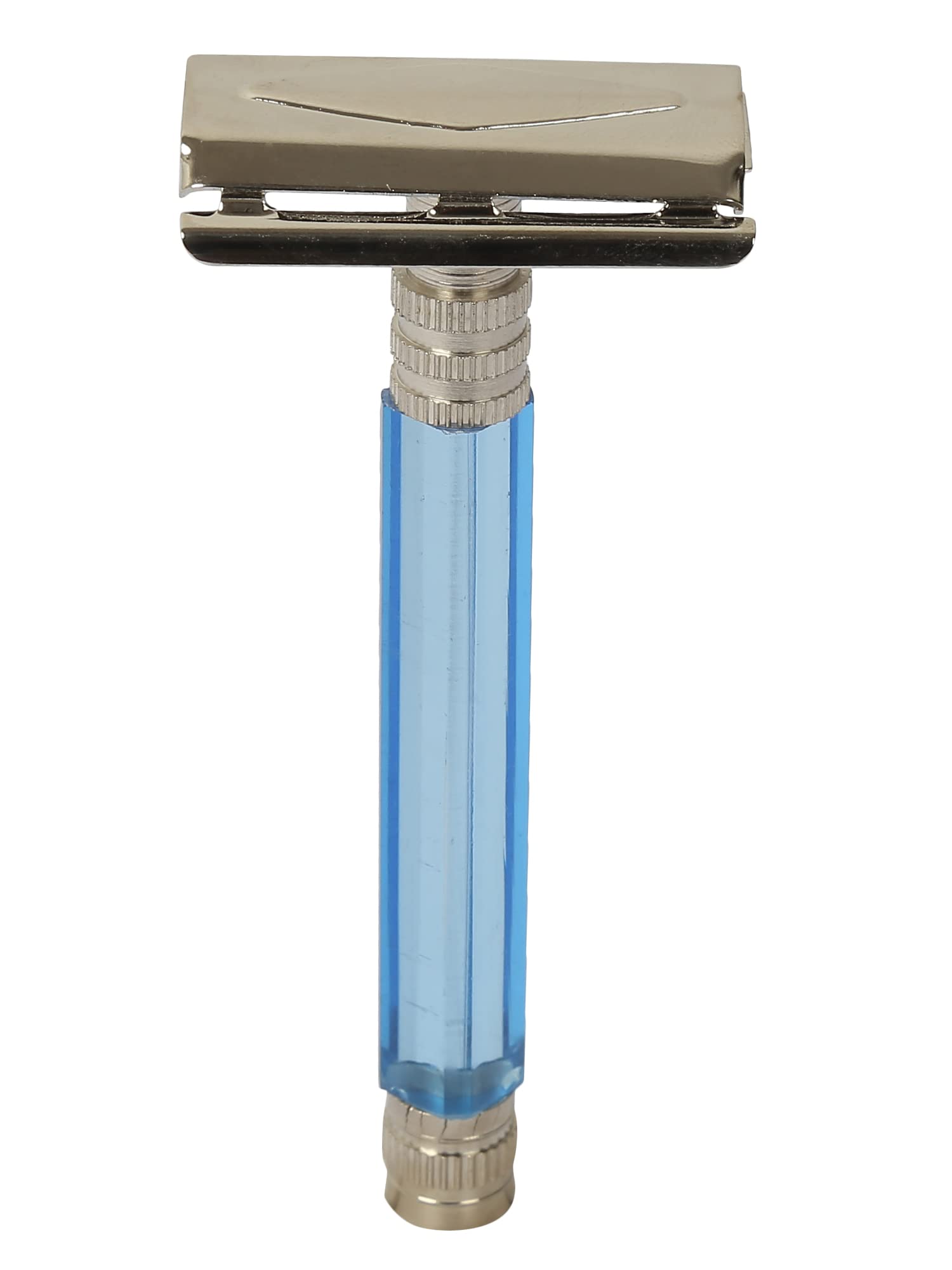 Tinku Double Edge Metal Safety Razor (Rust proof) (Acrylic handle) (Blue) (T_17) (B09XKLW1RC) Amazon Price History, Amazon Price Tracker