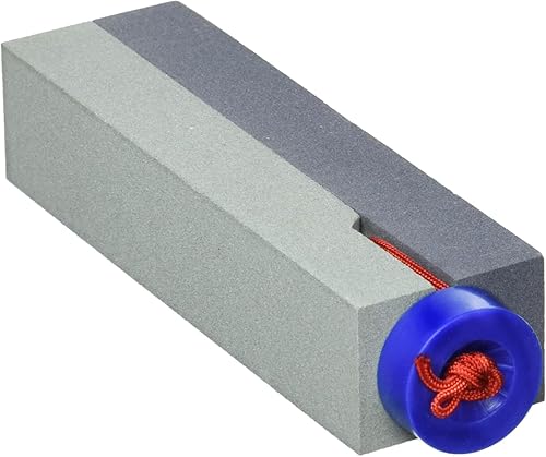 KAKURI Piedra de afilar hoz tamaño de bolsillo, sacapuntas de herramientas de jardín, herramienta de shaepening pequeña para hoz, azada, malezadora,