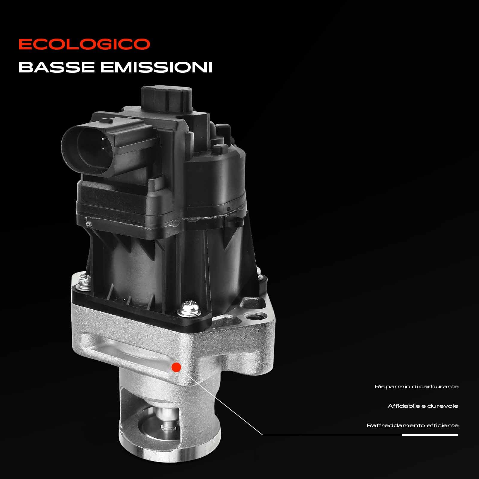 Frankberg Valvola EGR 55209609 | Compatibile con: 159 Sportwagon 939,Pianale/telaio Doblo 263,Linea 110 323,Ducato Bus 250,Musa 350,SX4 S-Cross JY,Ducato