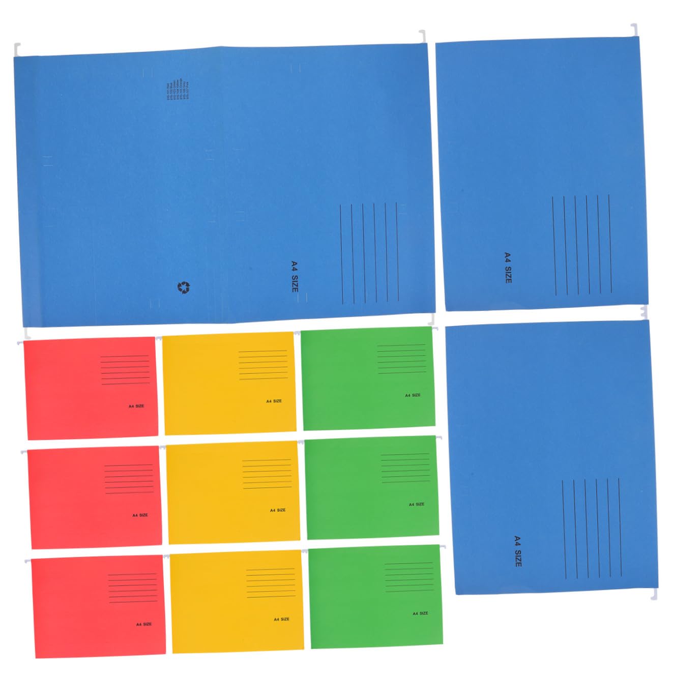 Porte-documents suspendus A4 en papier pour organiser vos dossiers de bureau - 8