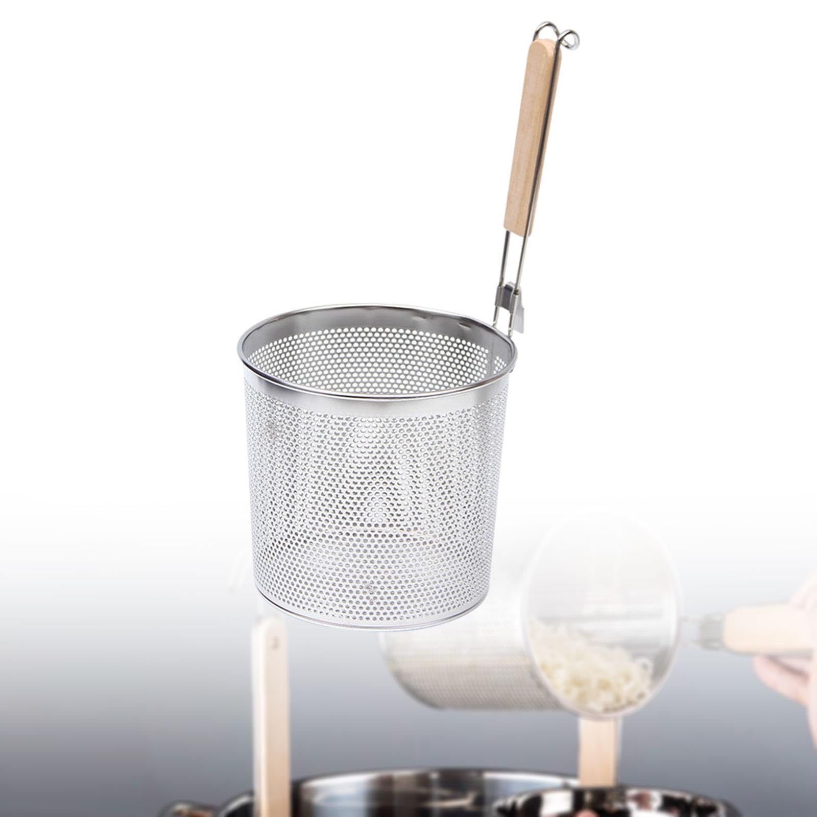 Passoire Alimentaire En Maille Avec Poignée, Passoire à Pâtes En Acier Inoxydable Pour Pâtes Et Nouilles (A