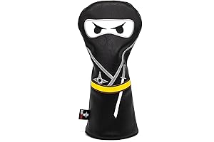 Premium Golf Club Wood Headcover: Ninja Stealth, Master Your Swing