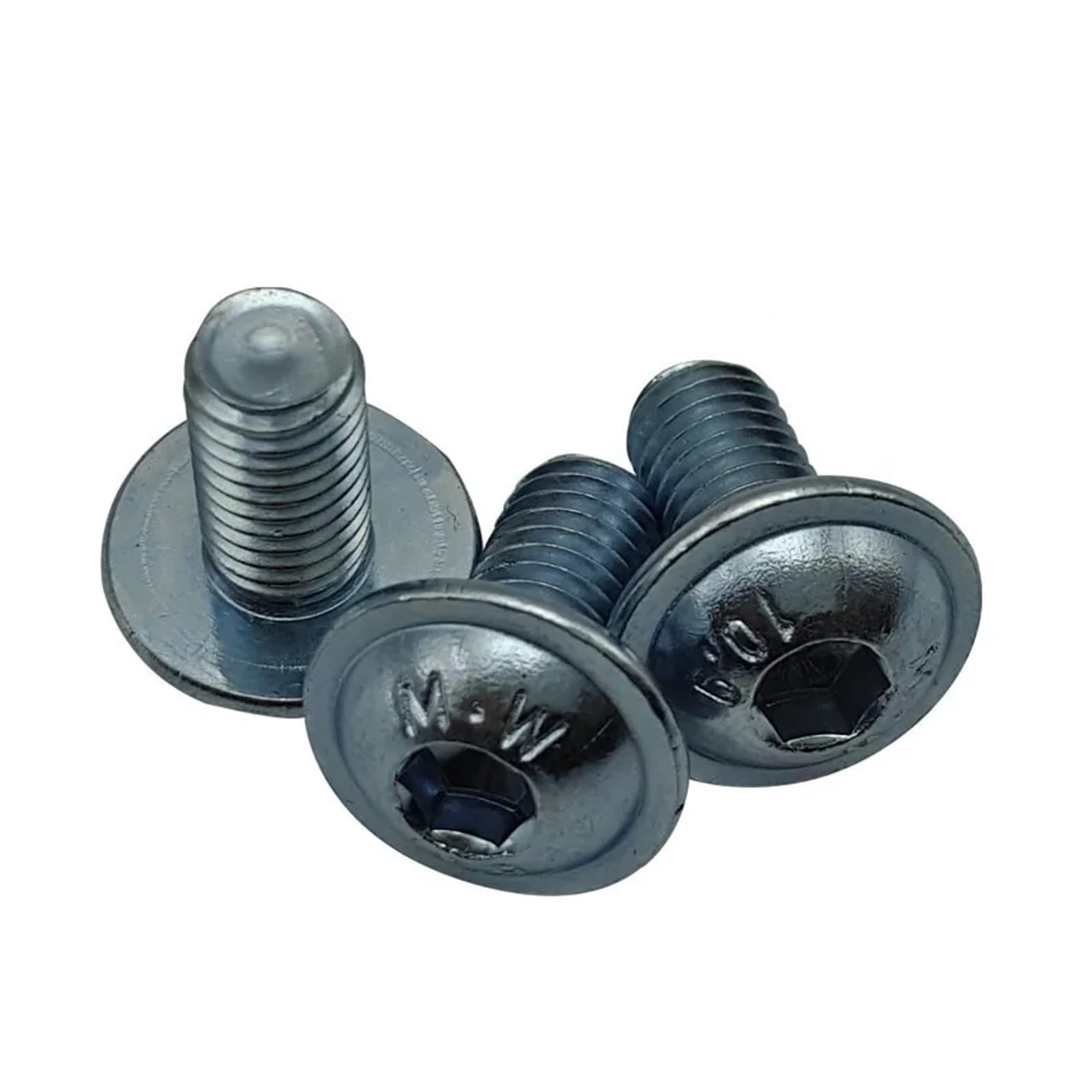10 Teile/los M3 M4 M5 M6 M8 M10 Innensechskant Flansch Linsenkopfschrauben 10,9 Hohe Festigkeit Schwarz Schrauben Länge 6mm Bis 40mm(30mmx 10pcs,M10)