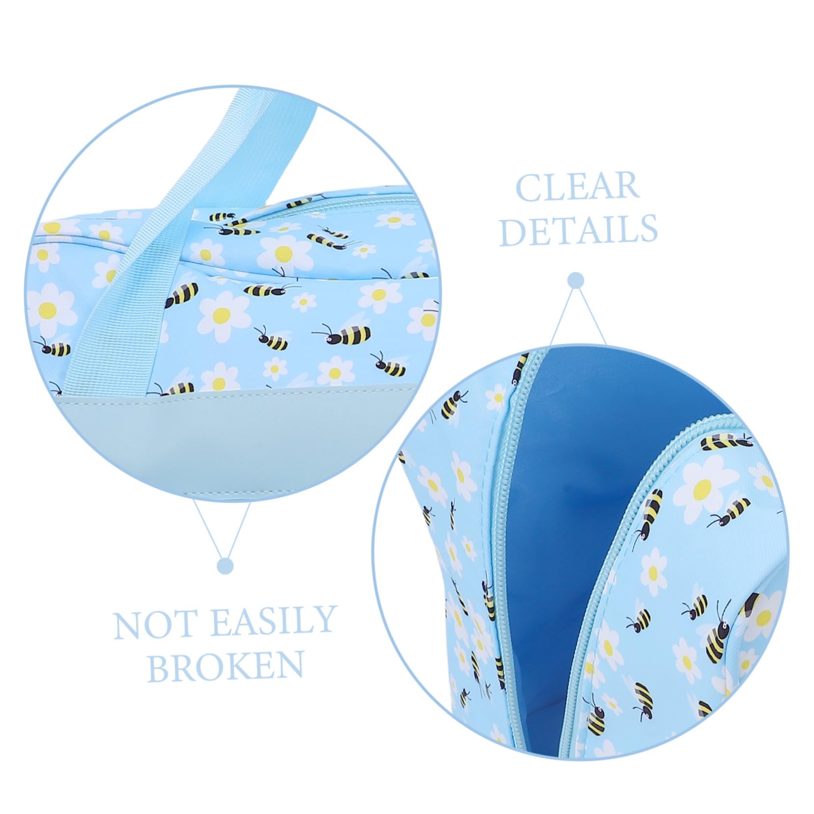HOMSFOU Sac De Machine à Coudre Portable Cas De Transport De Machine à Coudre Portable Sac De Rangement pour Tricot Ciel Bleu Tissu Oxford 600d
