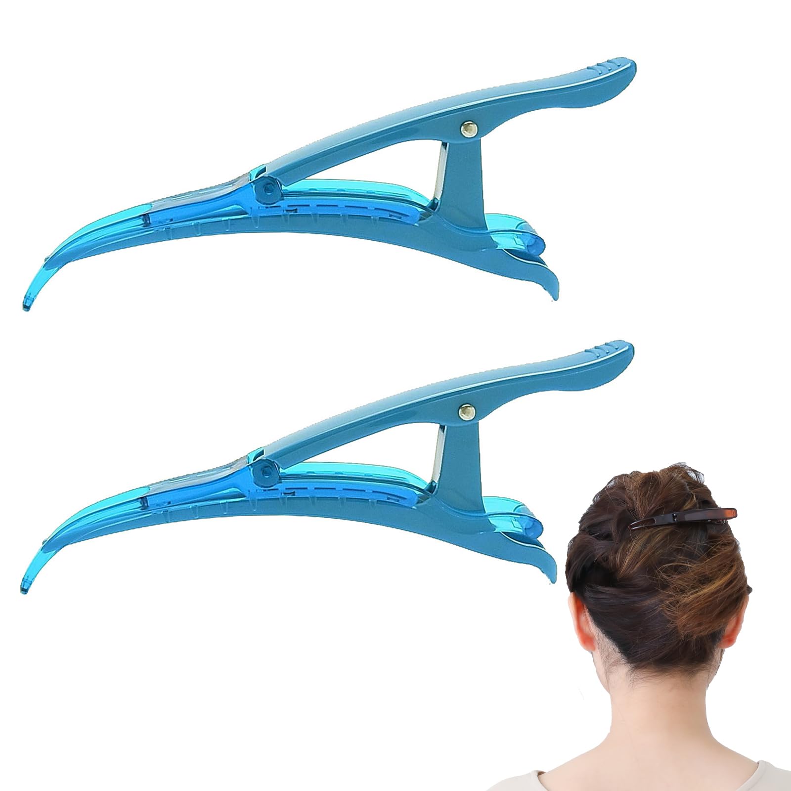 Amazon.co.jp: しっかりロック ヘアクリップ 特許登録 11.5cm Lサイズ 