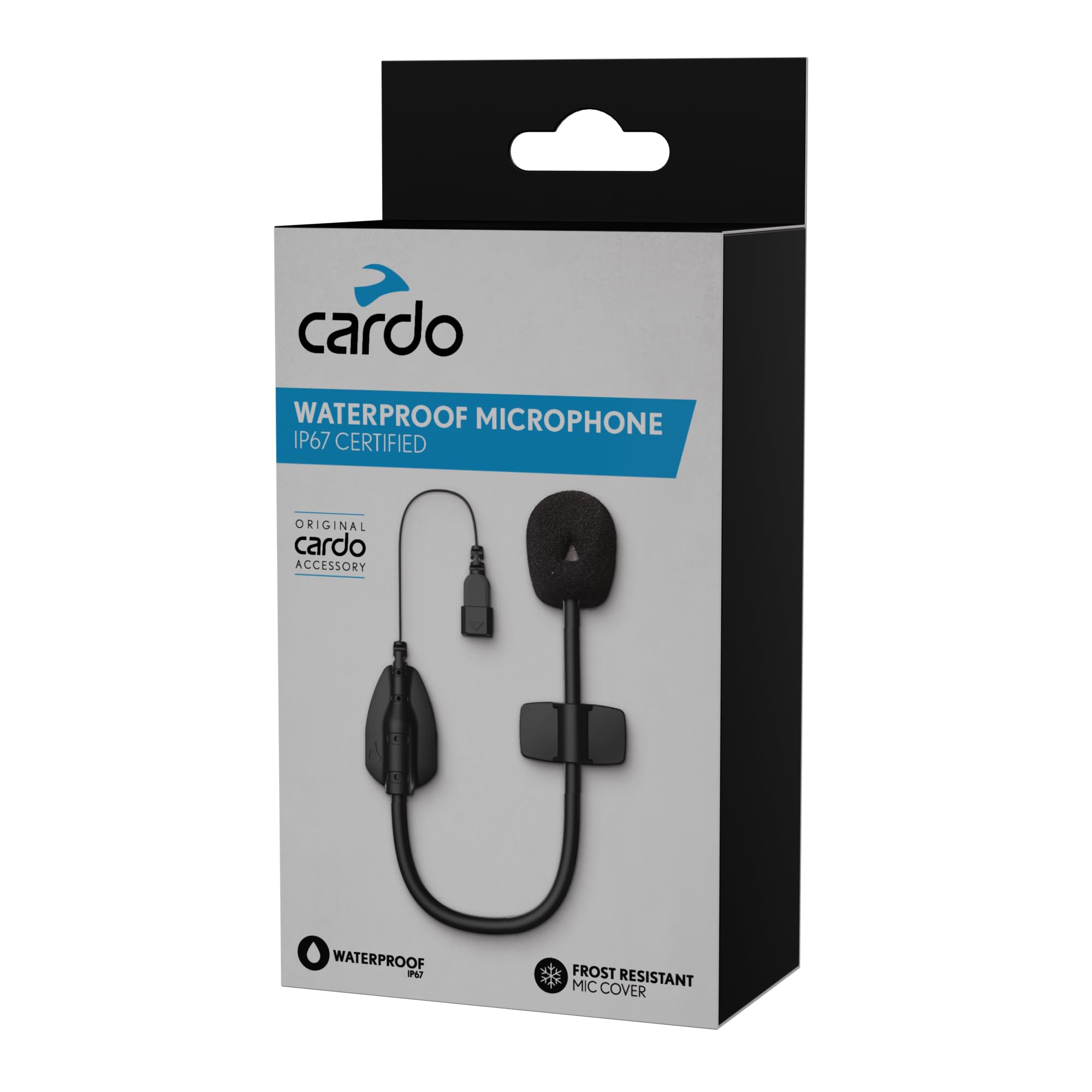Cardo IP67 Waterproof Microphone, Compatible with All Cardo Devices (not Compatible with EDGEPHONES and EDGEPHONES ORV)