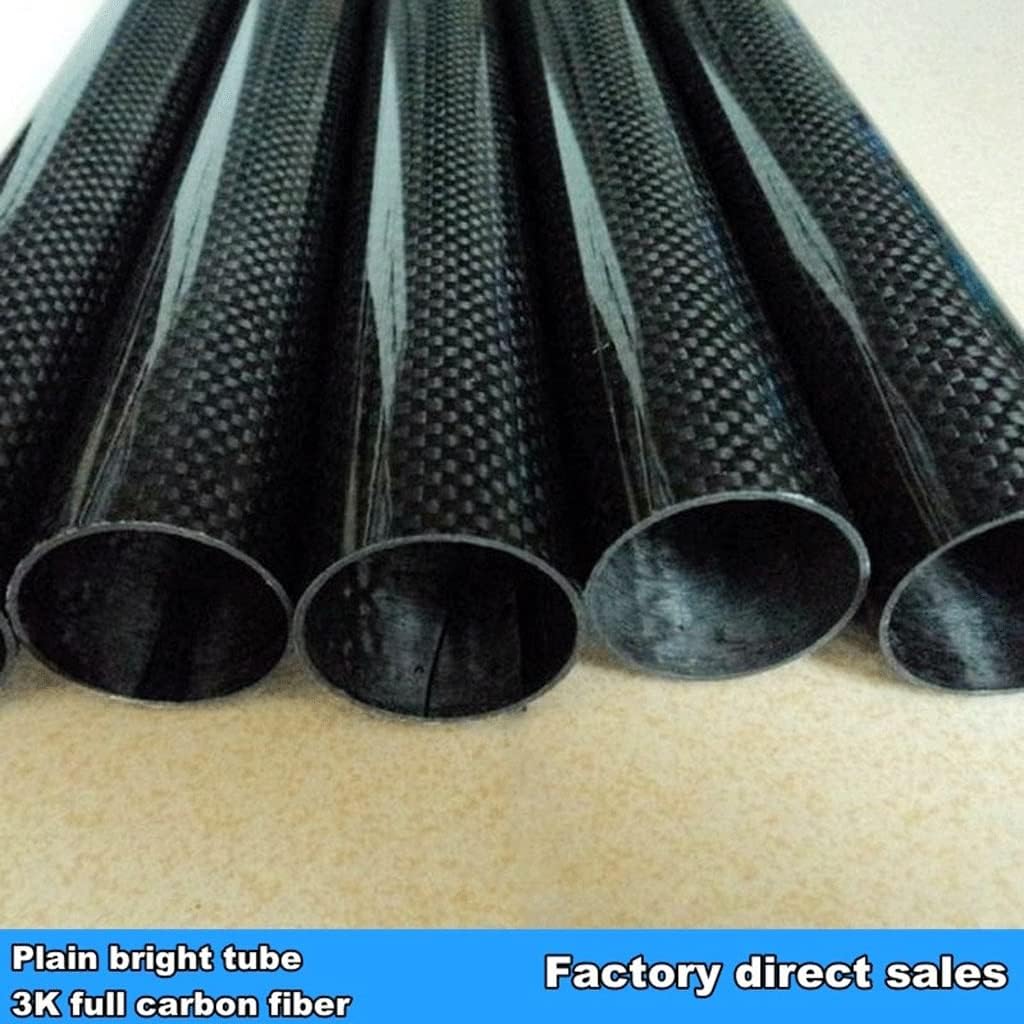 MOZTO Wrapped Carbon Fiber Tube 3K Plain Bright Surface Length 1000mm, for Etching Machines Carbon Fiber Round Pipe (Color : 11x9x1000mm 4PCS)