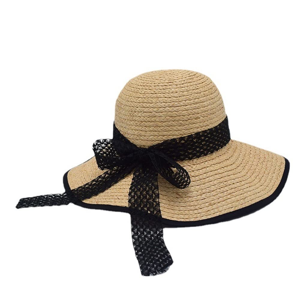 Chapeau de soleil femme avec banderoles pour le shopping d'été