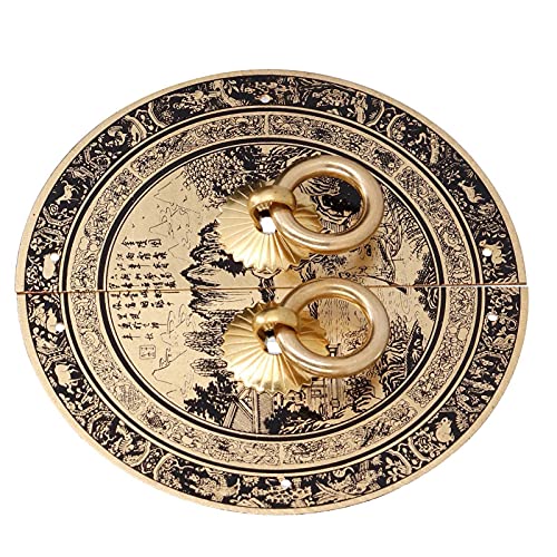 11cm Originality Pattern Drawer Handle Chinese Home Decoration Antique Furniture Brass Handle for Home