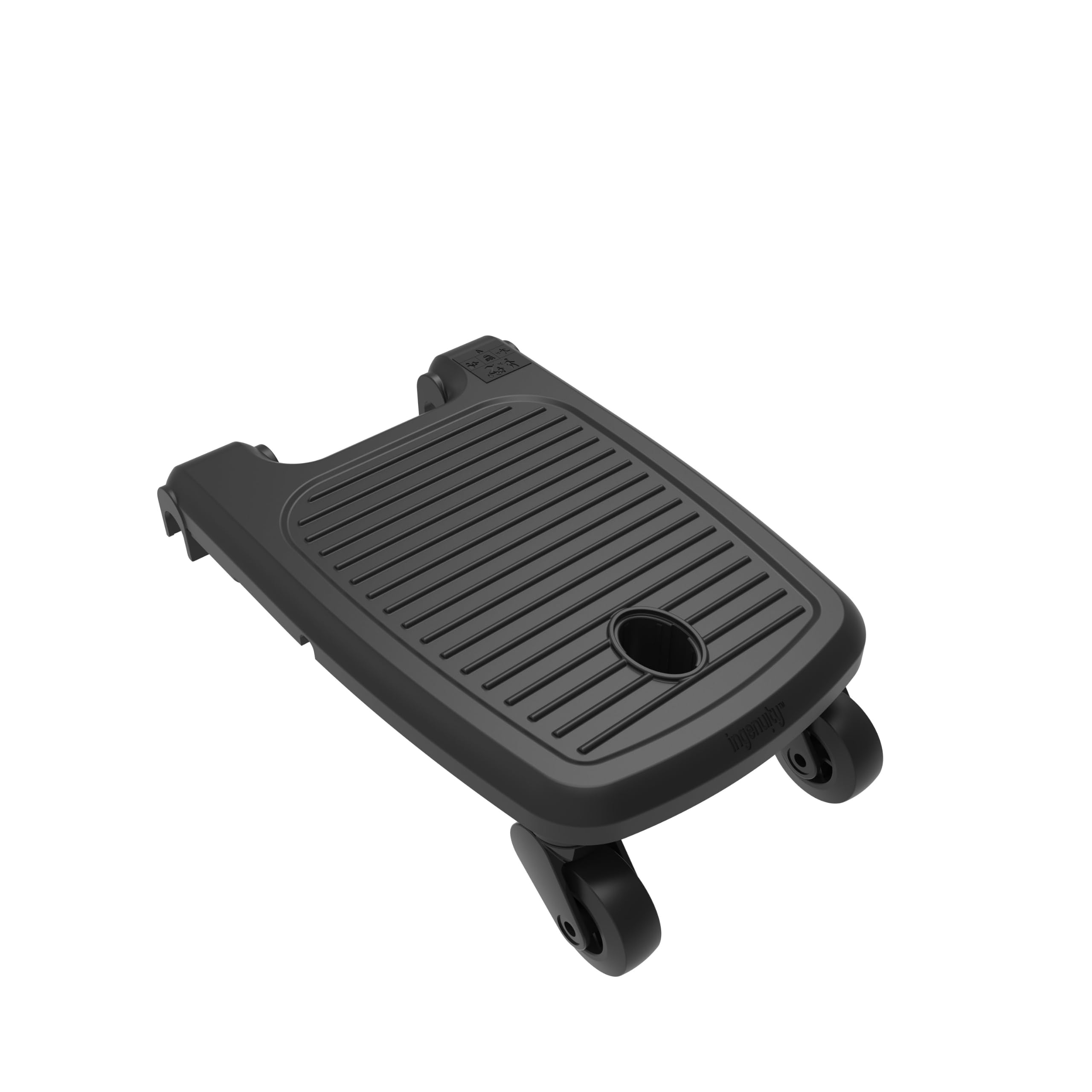 Ingenuity Marchepied pliable avec siège amovible, 2 en 1 pour enfants debout ou assis, pliable avec poussette, compatible avec poussette 3DSuite