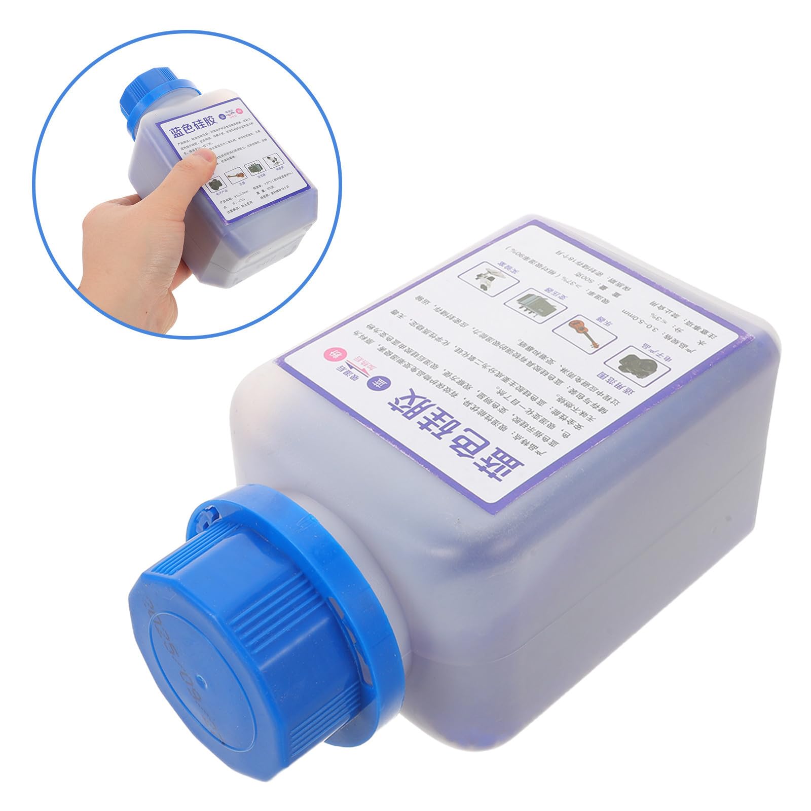 Desecante de Sílice Indicador de Color, 500g, Azul a Rosa, para Filamento de Impresora 3d y Dispositivos Electrónicos Sensibles, Almacenamiento y Transporte