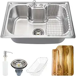 Pingoo.casa, Cuba Cozinha Carajás Aço Inox 201 com Acessórios e Tábua de Corte