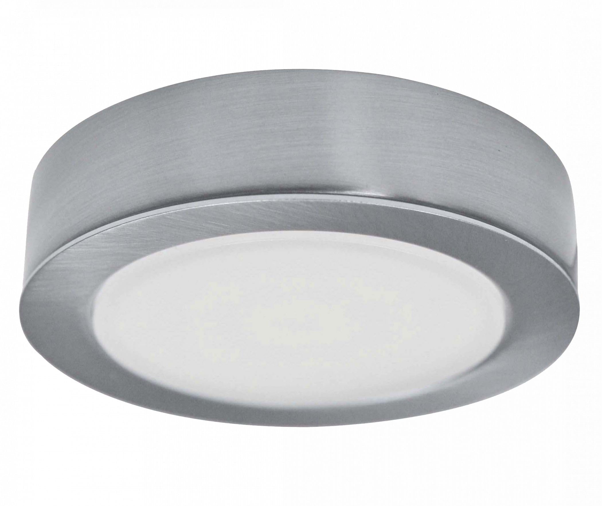 Leyton Lighting DLMSM-SS-6K Trydan 240v LED Surface Light, Stainless Steel, Daylight White