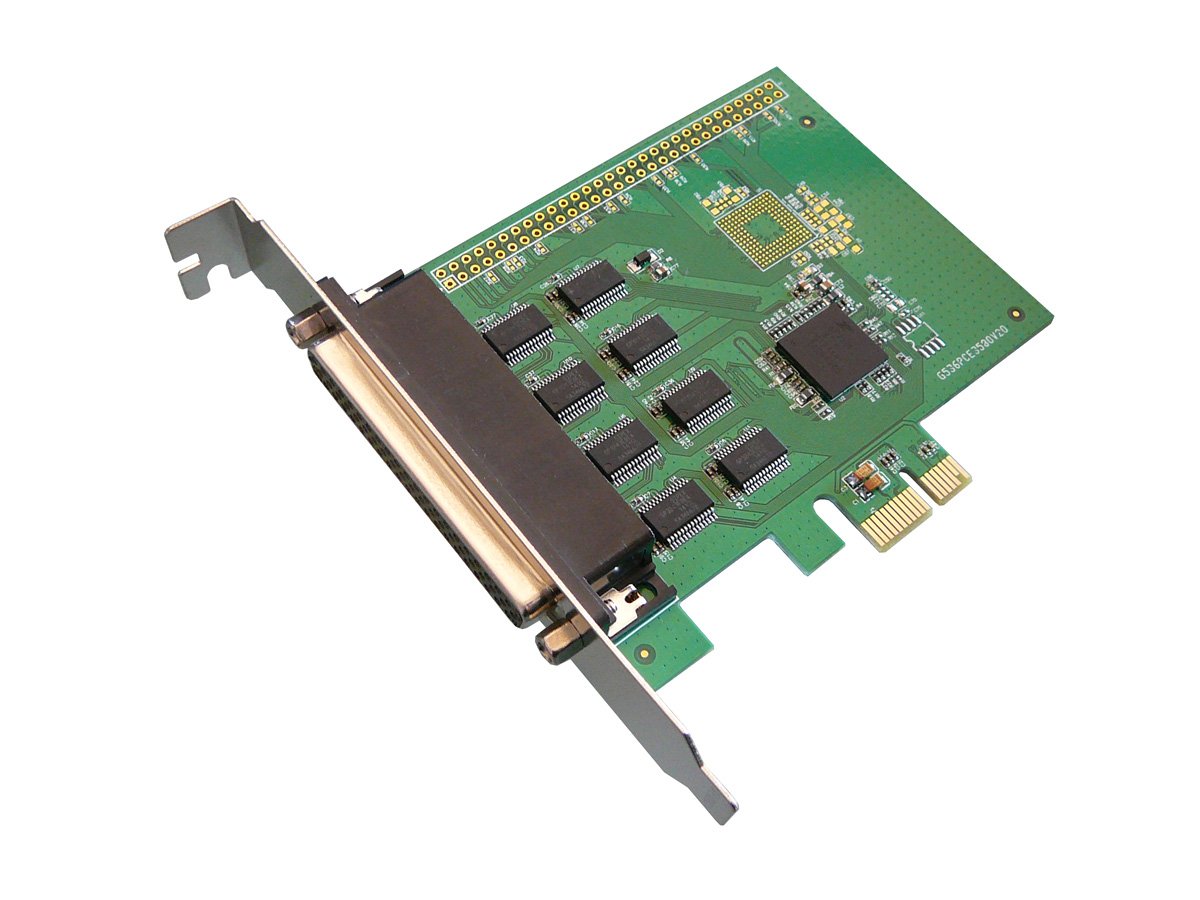 KALEA-INFORMATIQUE Carte contrôleur série PCIe avec 8 Ports COM RS232 UART avec Chipset EXAR XR17V358