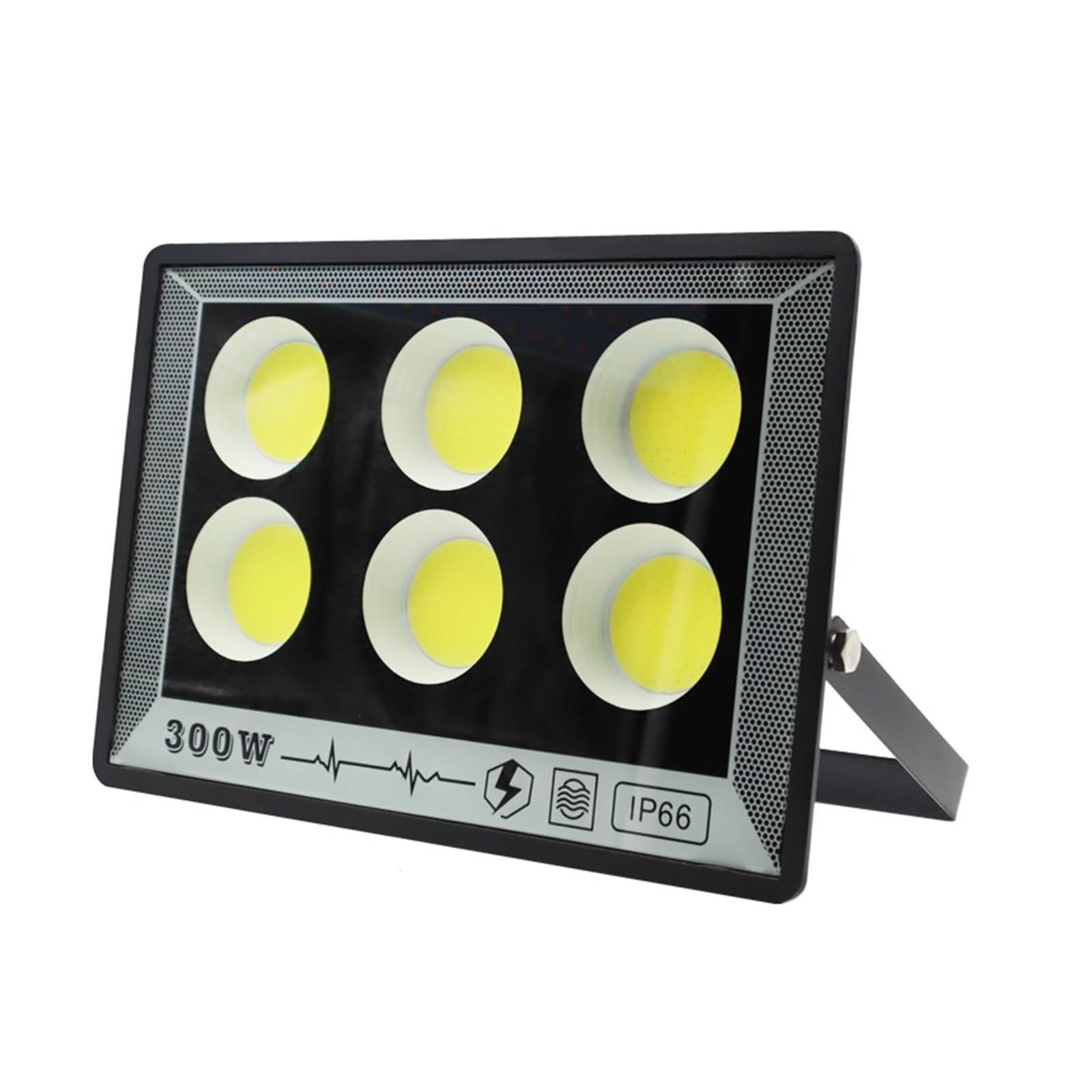LLOOPK LED Flood Light, LED Wall FloodLight,50/100/200/300/500W Waterproof,Bright Outdoor Garden Projector Spotlight(Cold White,COB 300W)