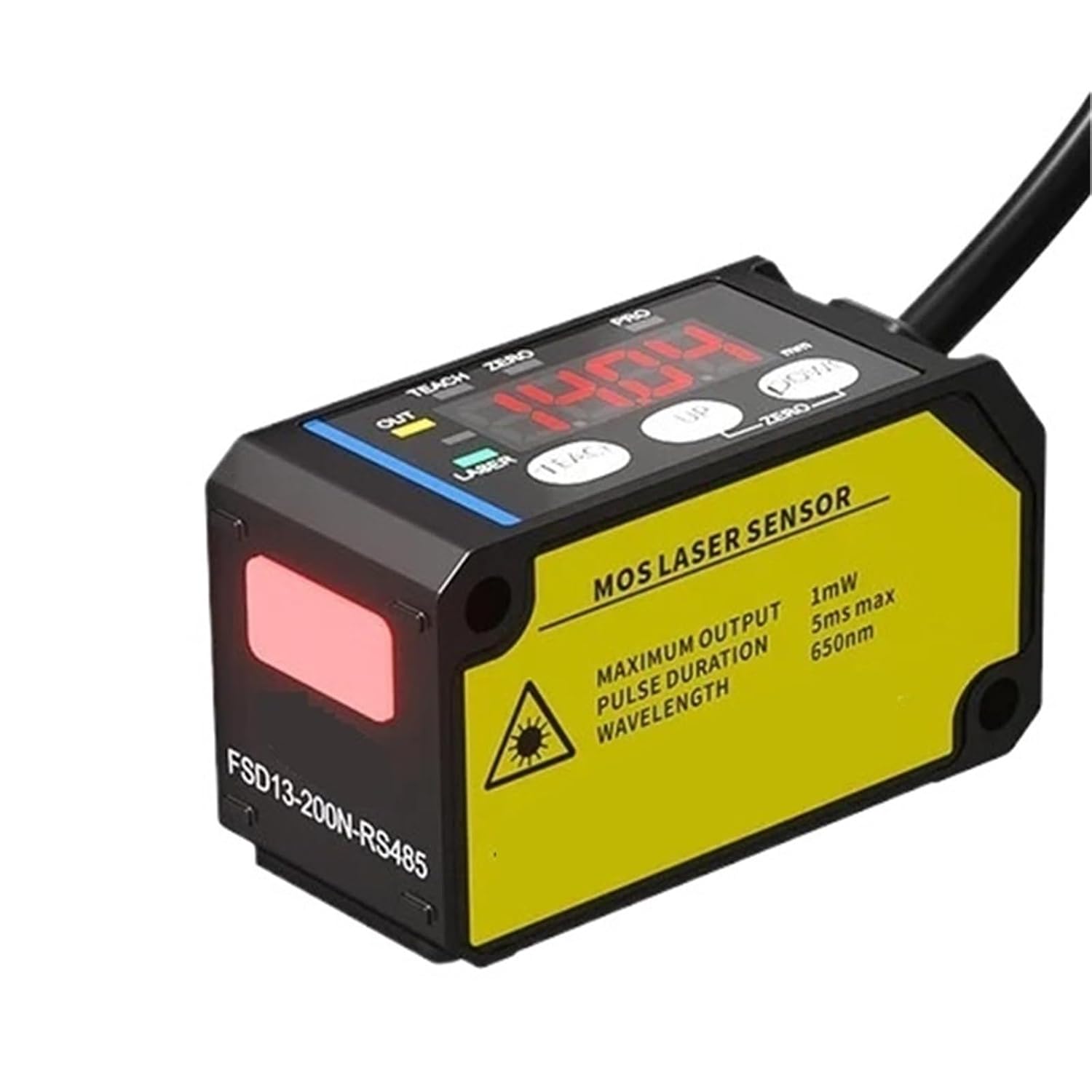 FSD13 Series Displacement Sensor 0.01mm Thickness Distance Positioning Sensor RS485 Output(FSD13-400P-RS485)