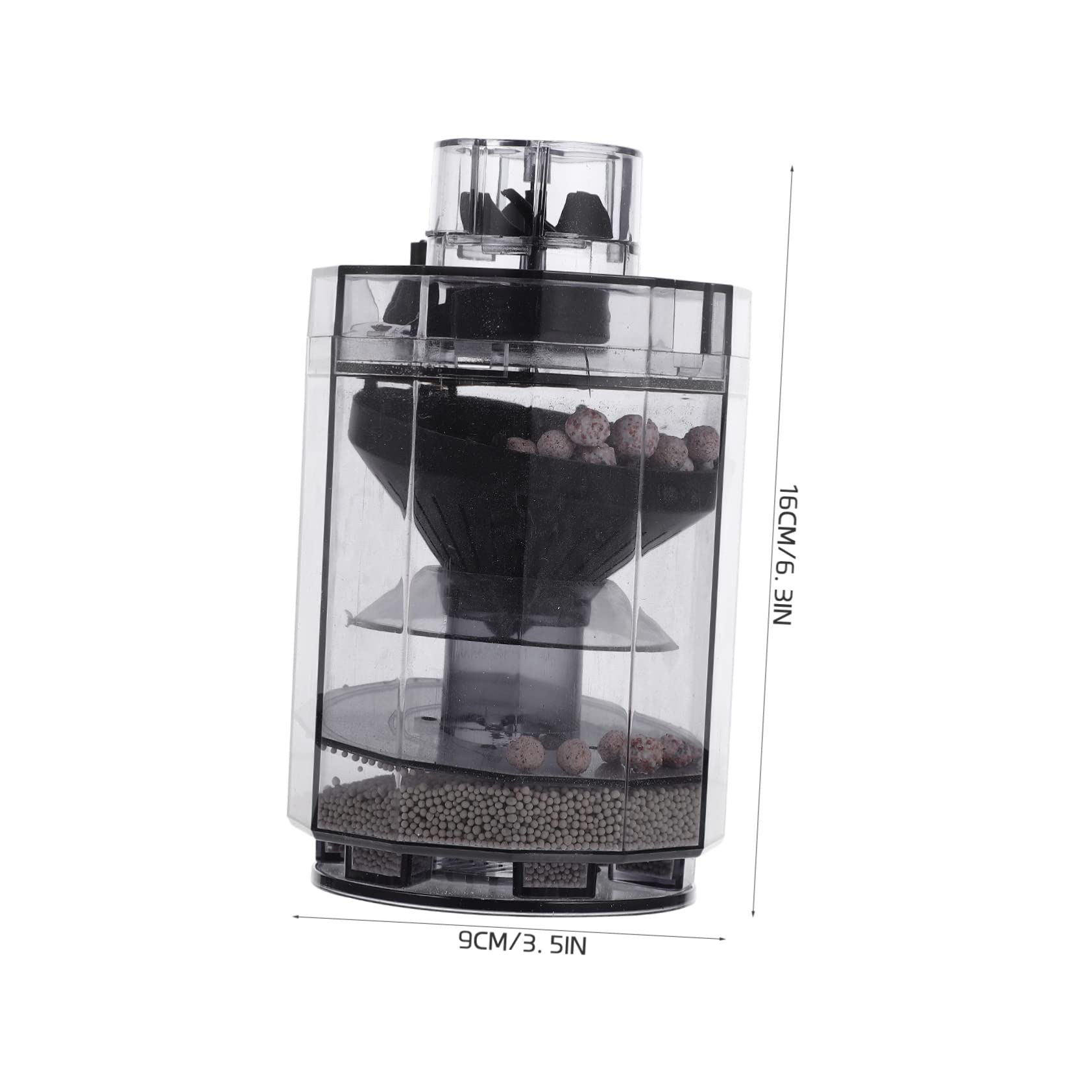 Housoutil 3 Stücke Fisch Aquarium Floss Reiniger Flasche Aquarium Pumpe Batterie Pumpe Aquarium Unterdrückung Wasser Minen Abs Grau