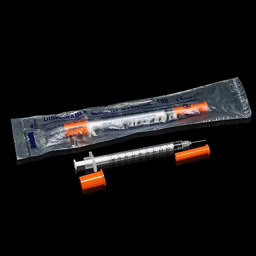 Miniatura 3 de 29G 1cc 12" Jeringa con aguja - Paquete individual desechable - 100 unidades