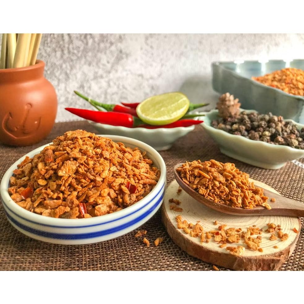 Muoi Tom Tay Ninh Chu Hai Chopspices Traditional Vietnamese Shrimp Salt Seasoning, Natural Spiced mixed - 450 gram