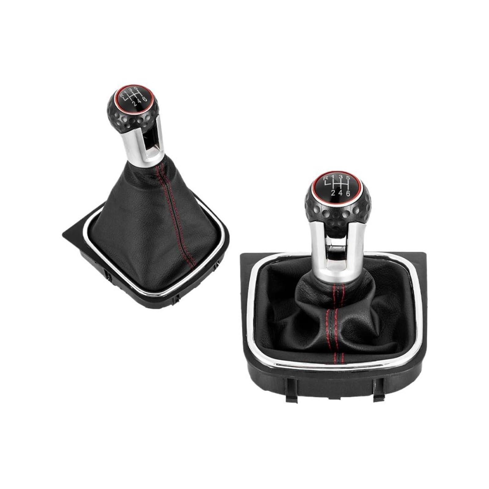 JSYALMSLW Upgrade Shift Knob for VW for Golf for Jetta MK6 MK5 Red