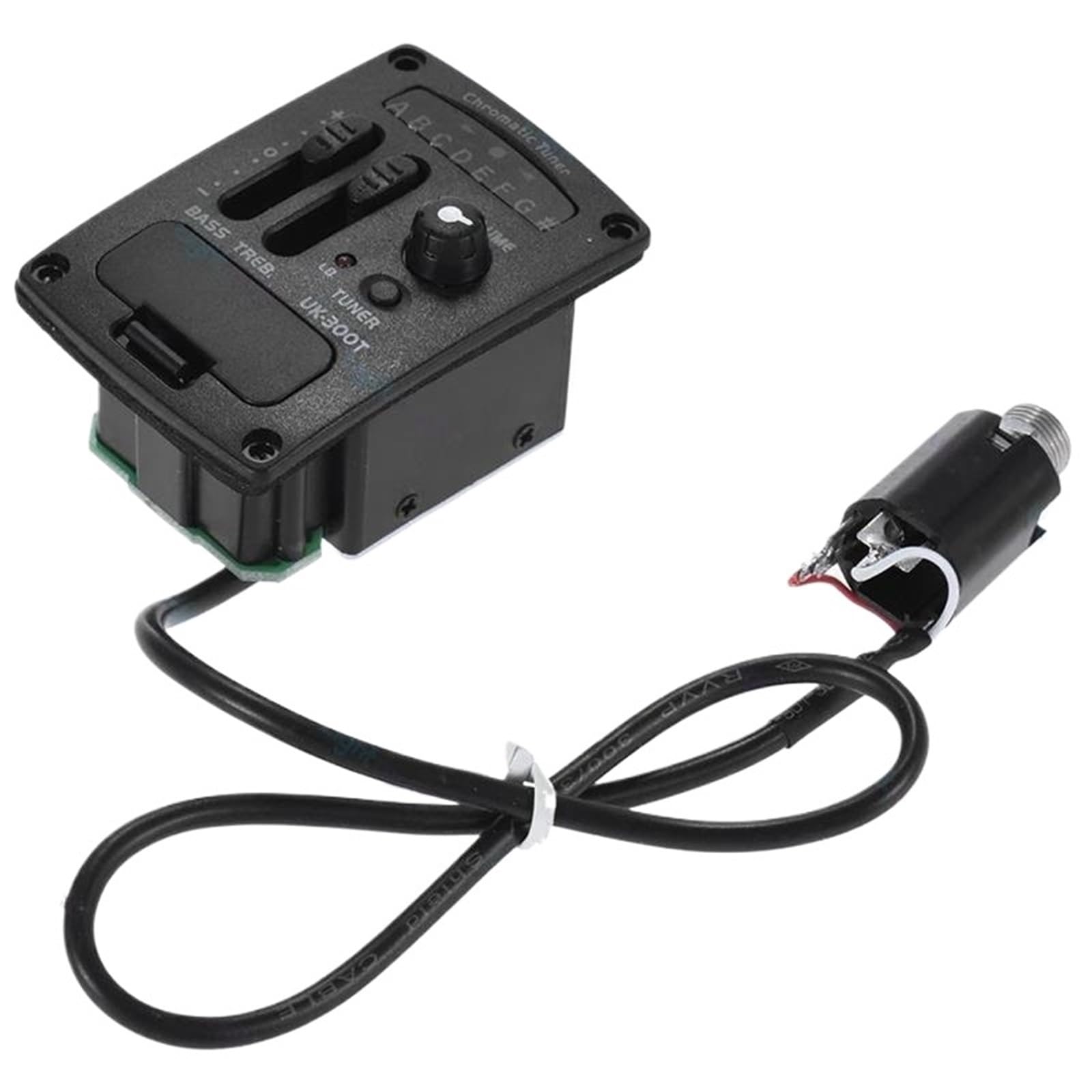 2-pasmowy Tuner Chromatyczny LED Soft Piezo Pickups EQ Equalizer Gitara Akustyczna Części Profesjonalne Akcesoria