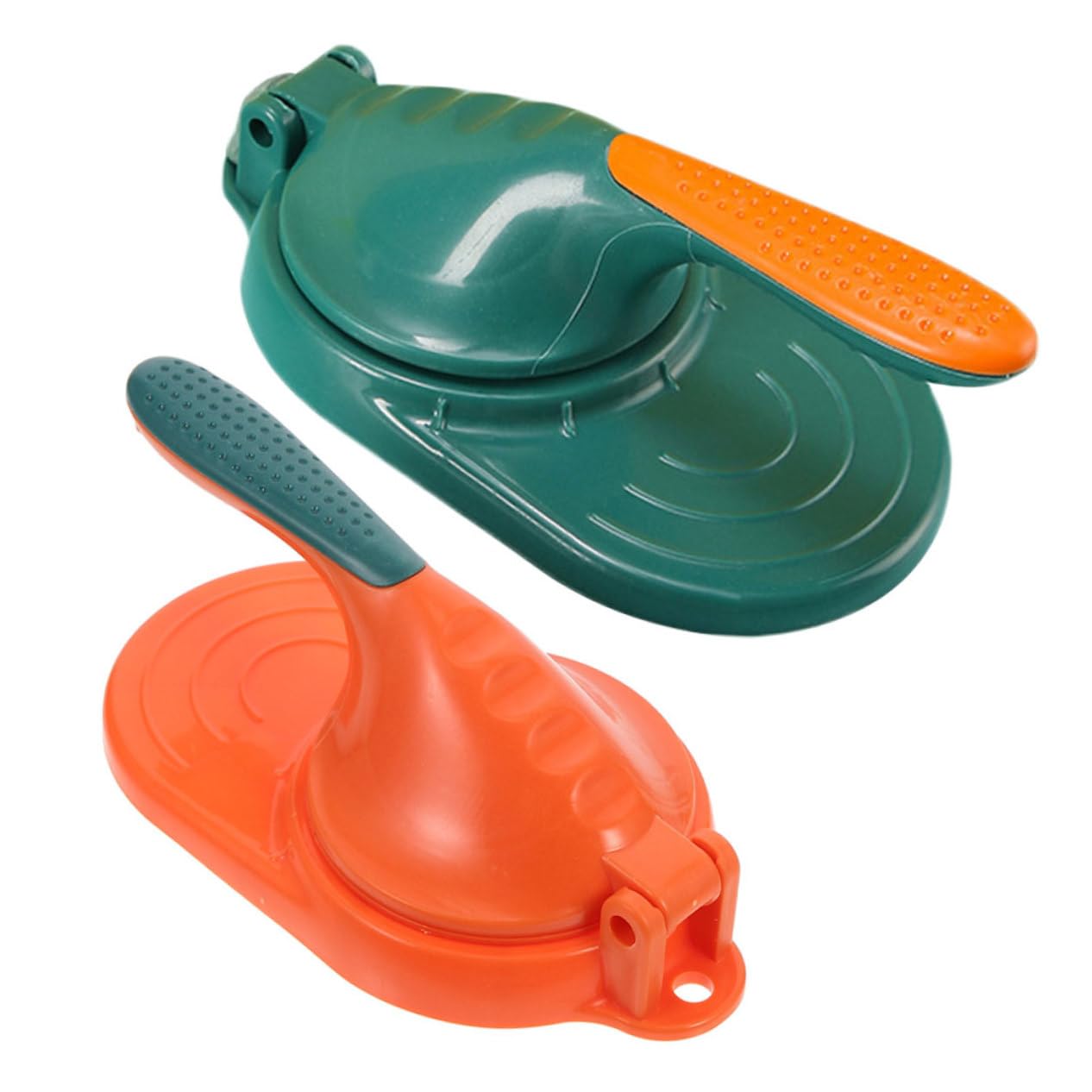 Luxshiny 2pcs Dumpling Skin Pressers Easy Dumpling Maker for Kitchen Food-grade Material Dough Pressing Molds