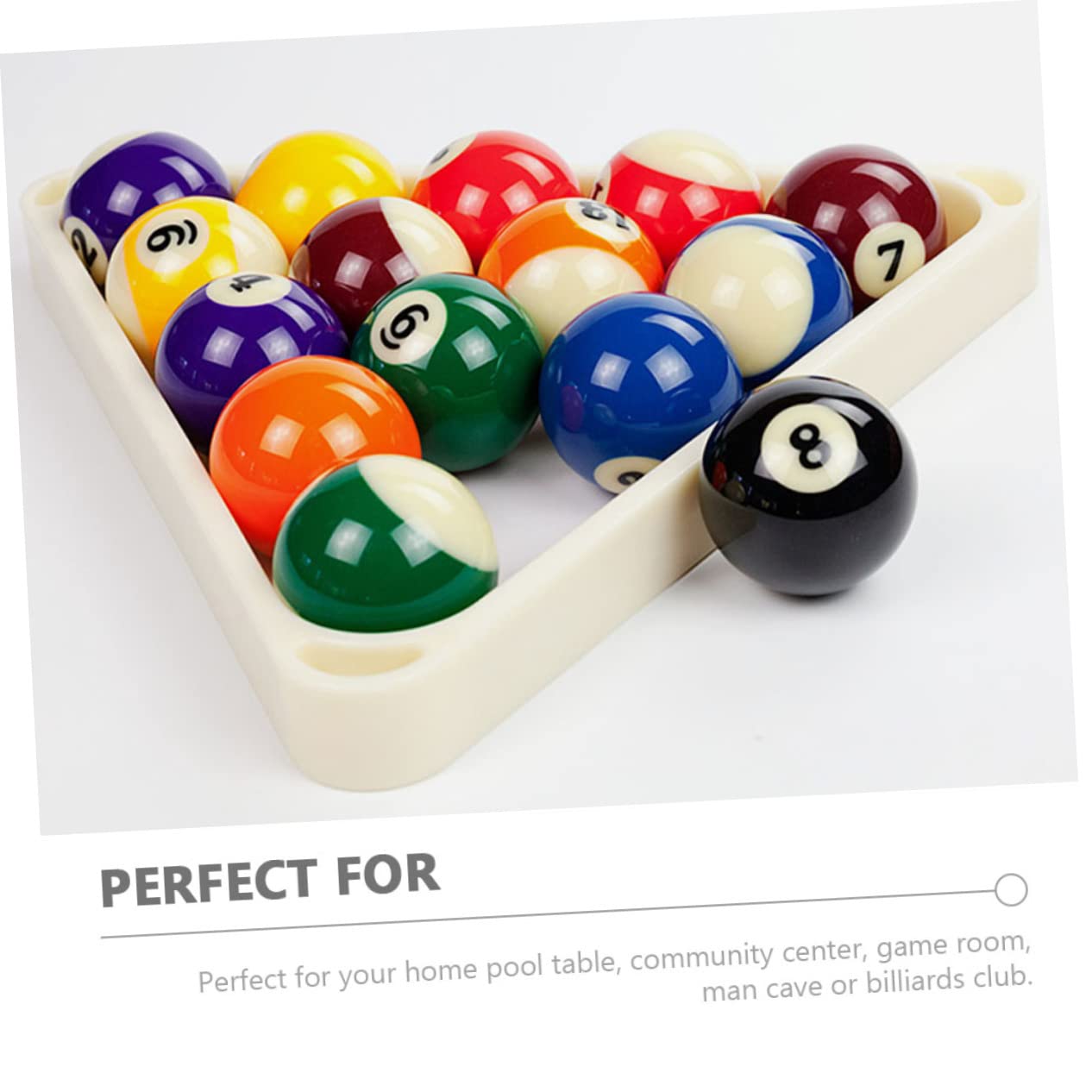 BESPORTBLE 2PCS Triangle Billiard Rack Durable Billiard Balls Holder for Home Club and Party Use Lightweight and Wear Resistant Pool Balls Rack for Enthusiasts