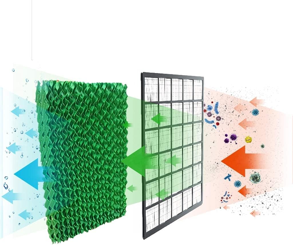 Air Coolers Evaporative Coolers Evaporative Cooler Bladeless Portable Humidifier with Remote Control Electric Fan 3 Modes Air Conditioner for Indoor Home Office Dorms