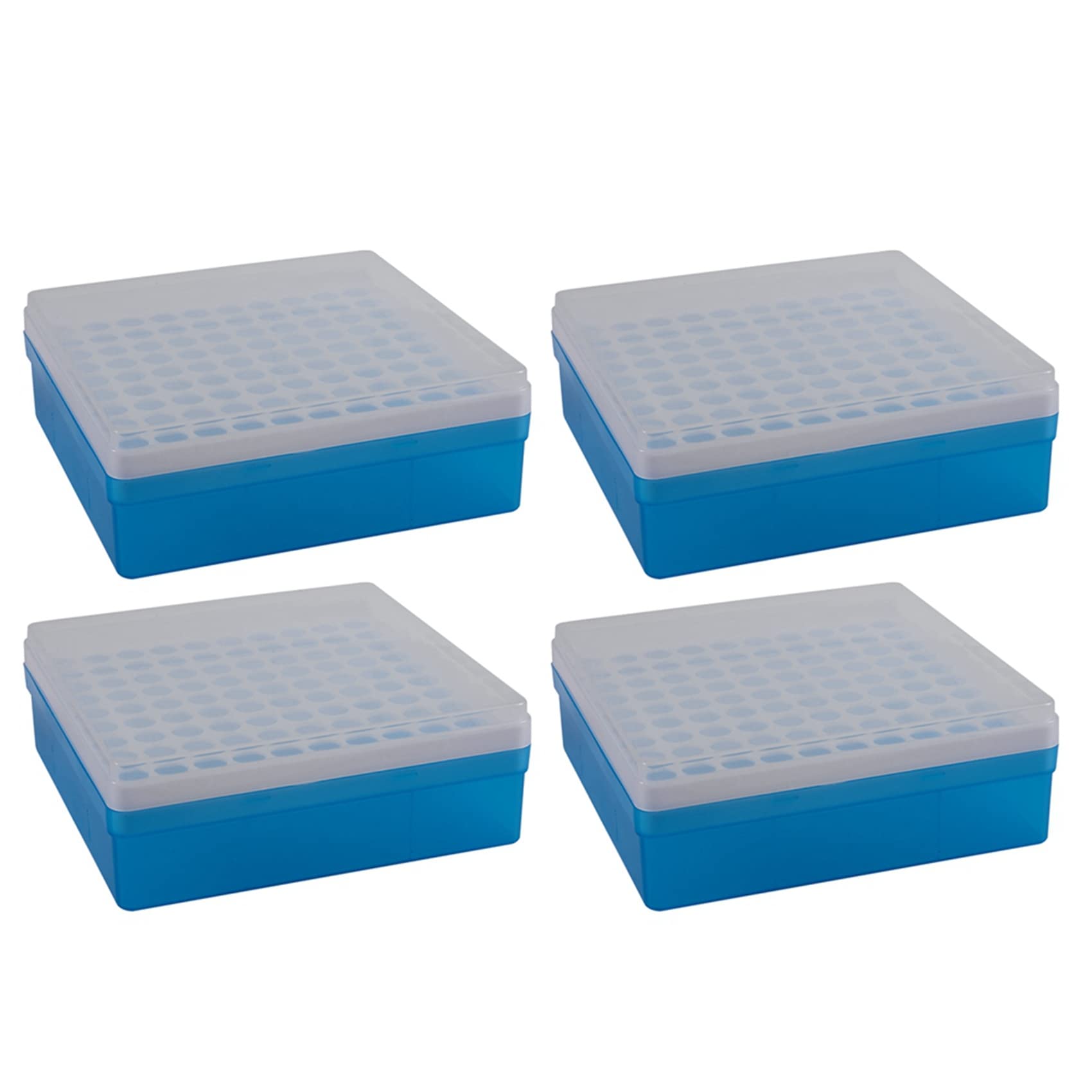 Hndhbfgrt 4X Plastic Square 100 Positions Laboratory 1.5Ml Centrifuge Tube Case Box